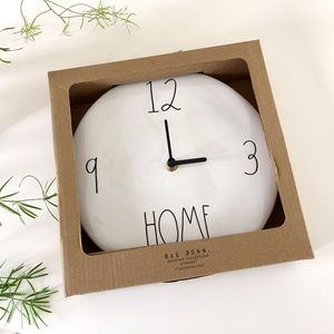 Rae Dunn HOME wall clock